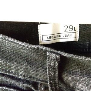 NWT GAP Vintage black jean leggings 29L